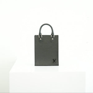Louis Vuitton Black Sac Epi Leather Bag