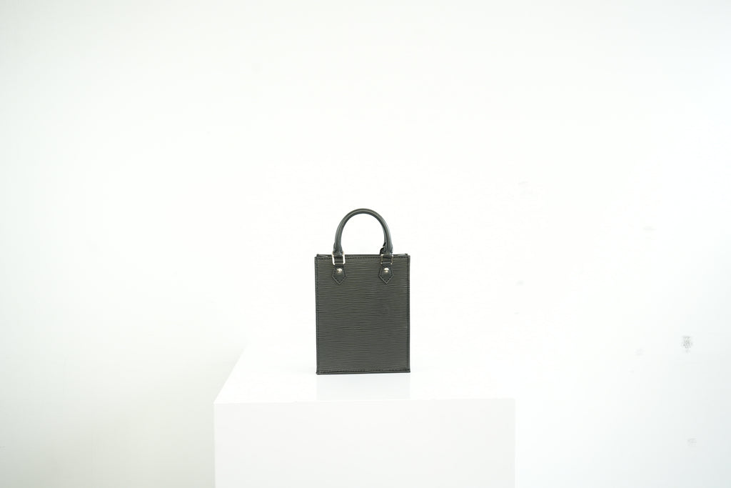 Louis Vuitton Black Sac Epi Leather Bag