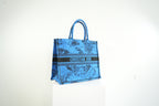 Christain Dior Blue Toile De Jouy Zodiac Book Tote