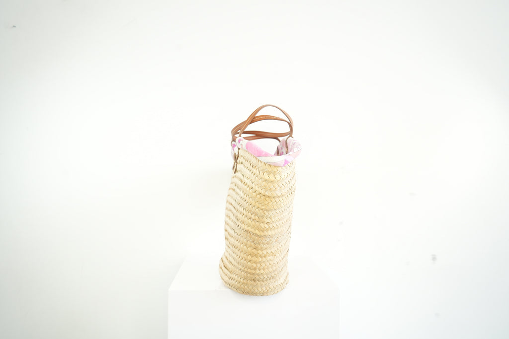 Emilio Pucci Wicker Basket Pink Inside Pattern (Deadstock) w/ dust bag