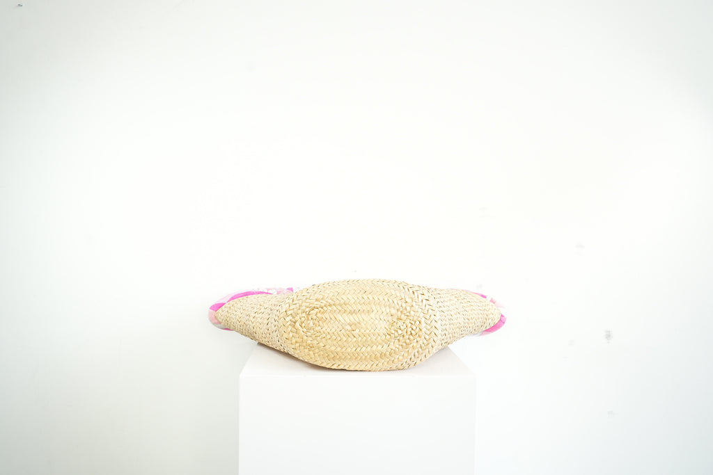 Emilio Pucci Wicker Basket Pink Inside Pattern (Deadstock) w/ dust bag