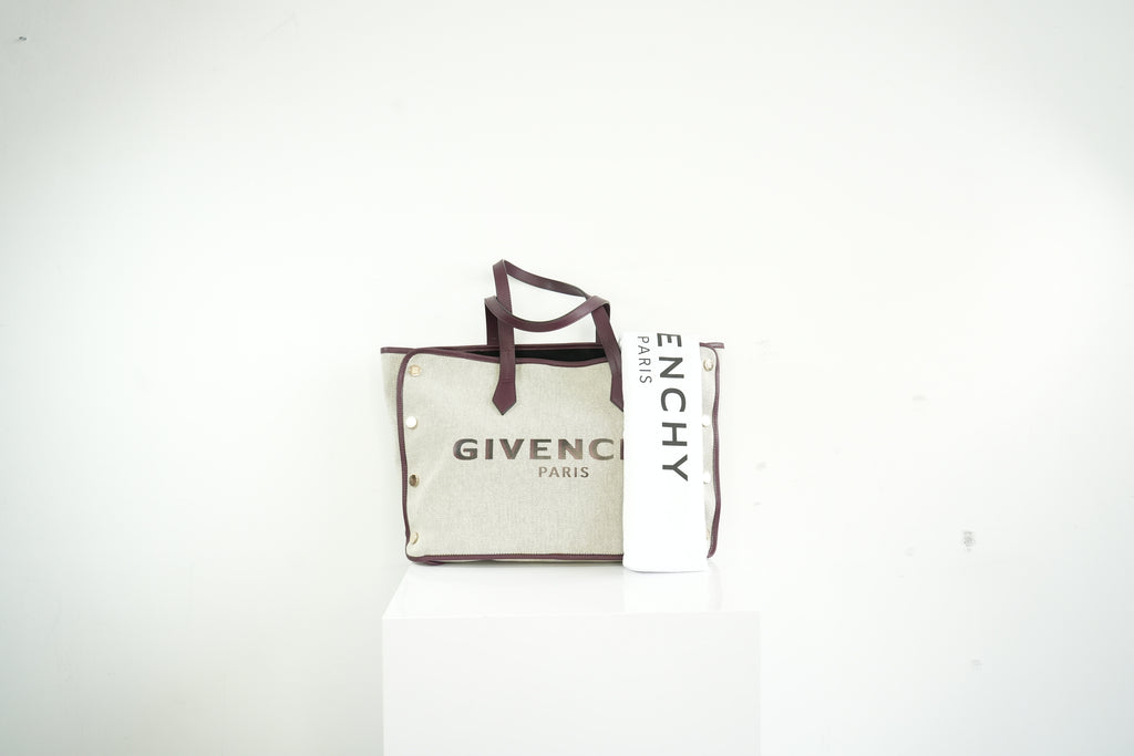 Givenchy Bond Medium Canvas Shopper Tote