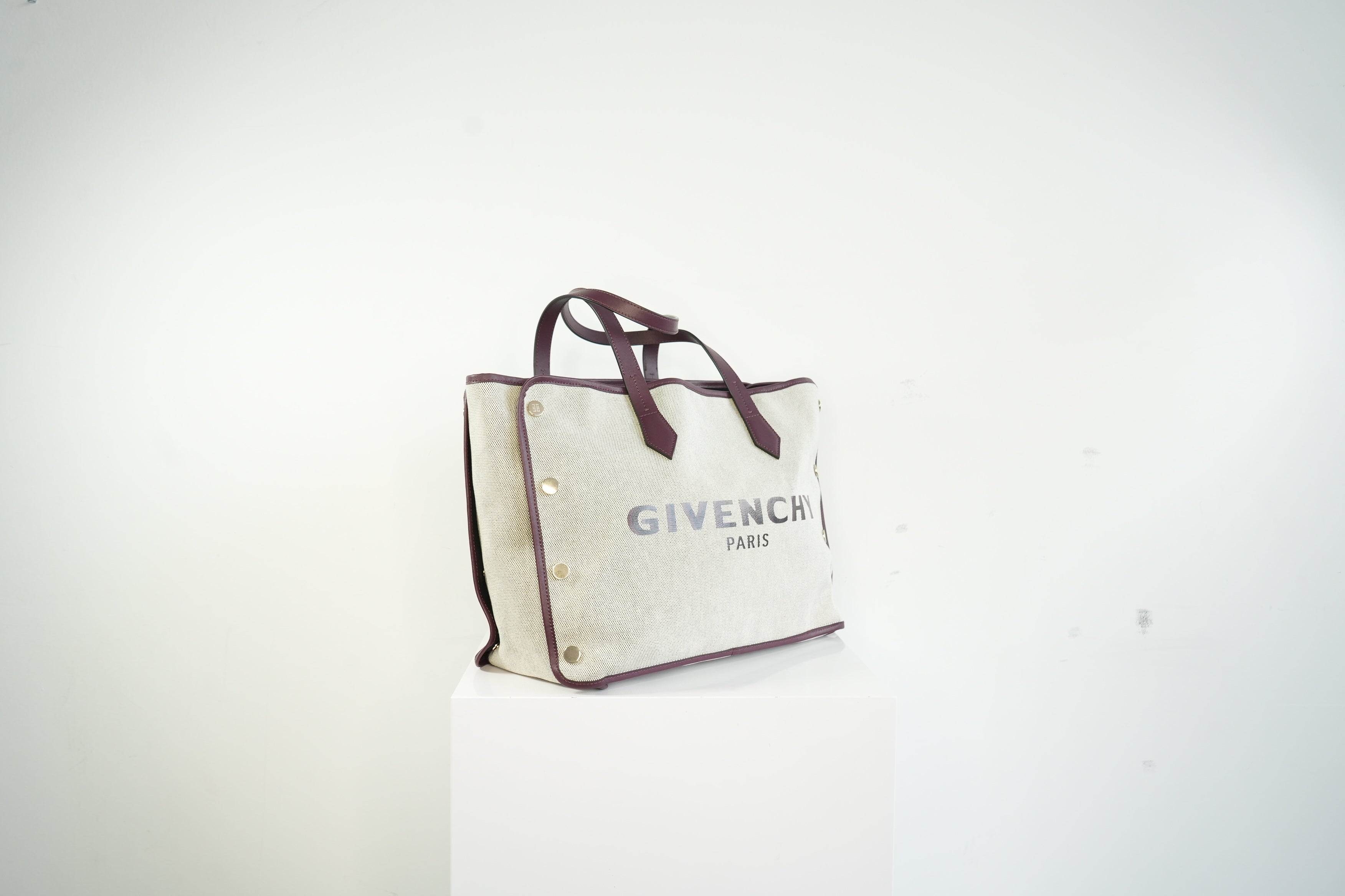 Givenchy Bond Medium Canvas Shopper Tote
