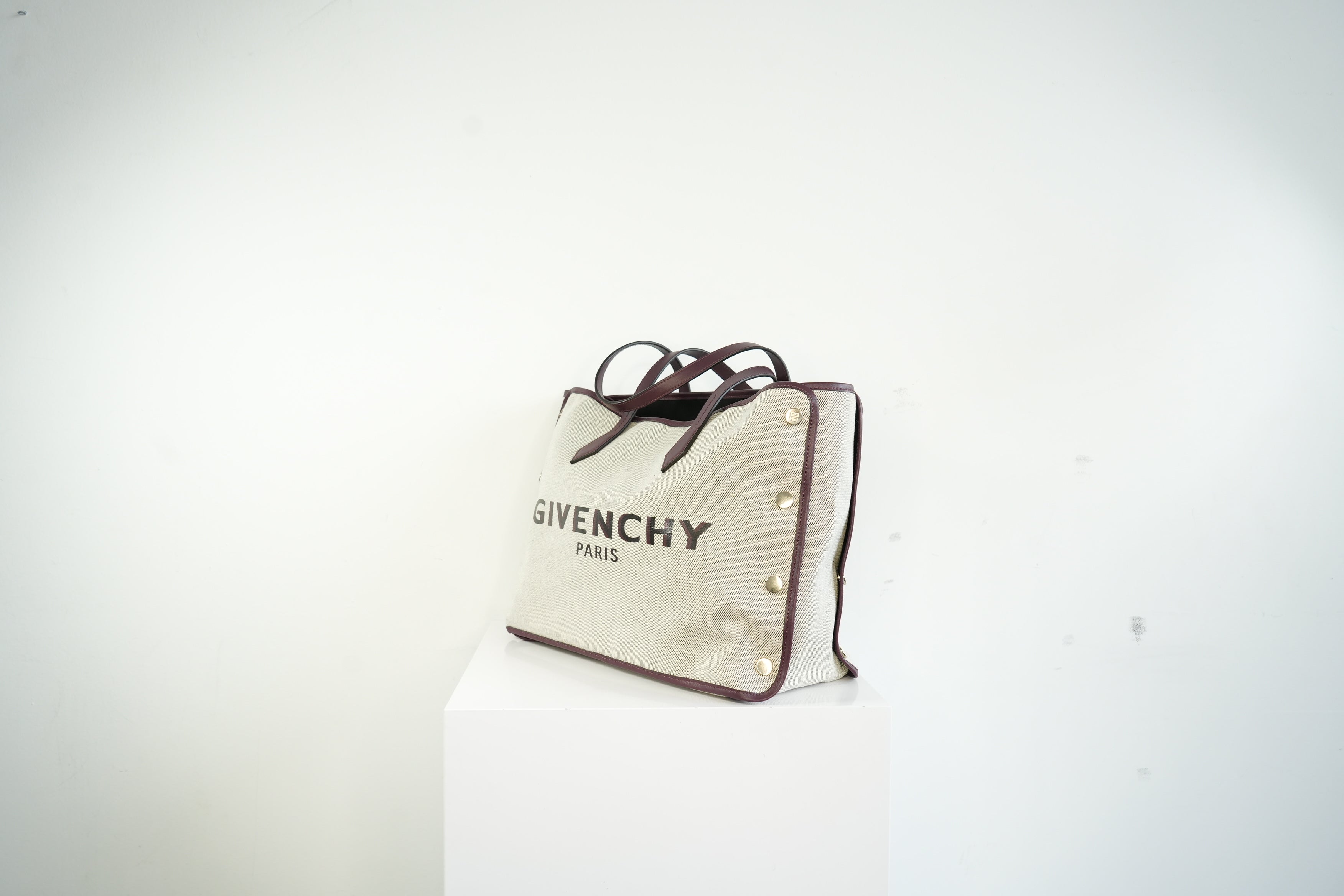 Givenchy Bond Medium Canvas Shopper Tote