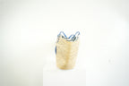 Emilio Pucci Straw Zebra Interior with Blue Trim Beach Tote Bag w/ dust bag