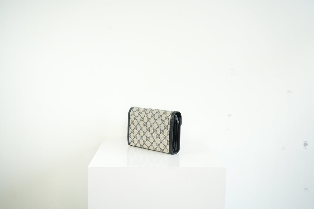 Gucci Navy GG Supreme Canvas Dionysus Bag Full Set