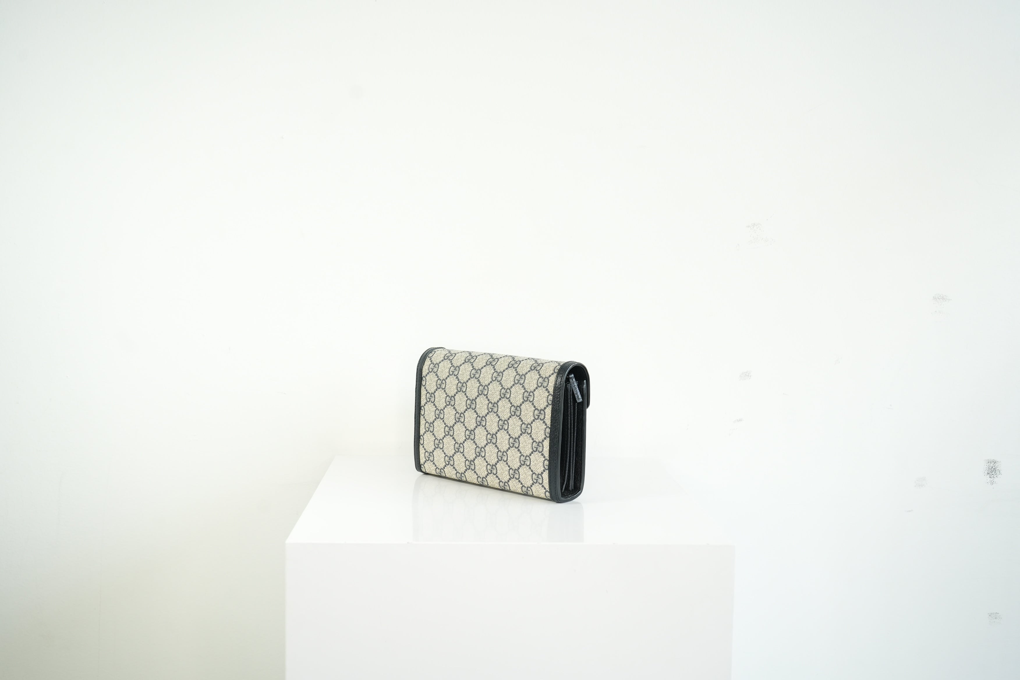 Gucci Navy GG Supreme Canvas Dionysus Bag Full Set