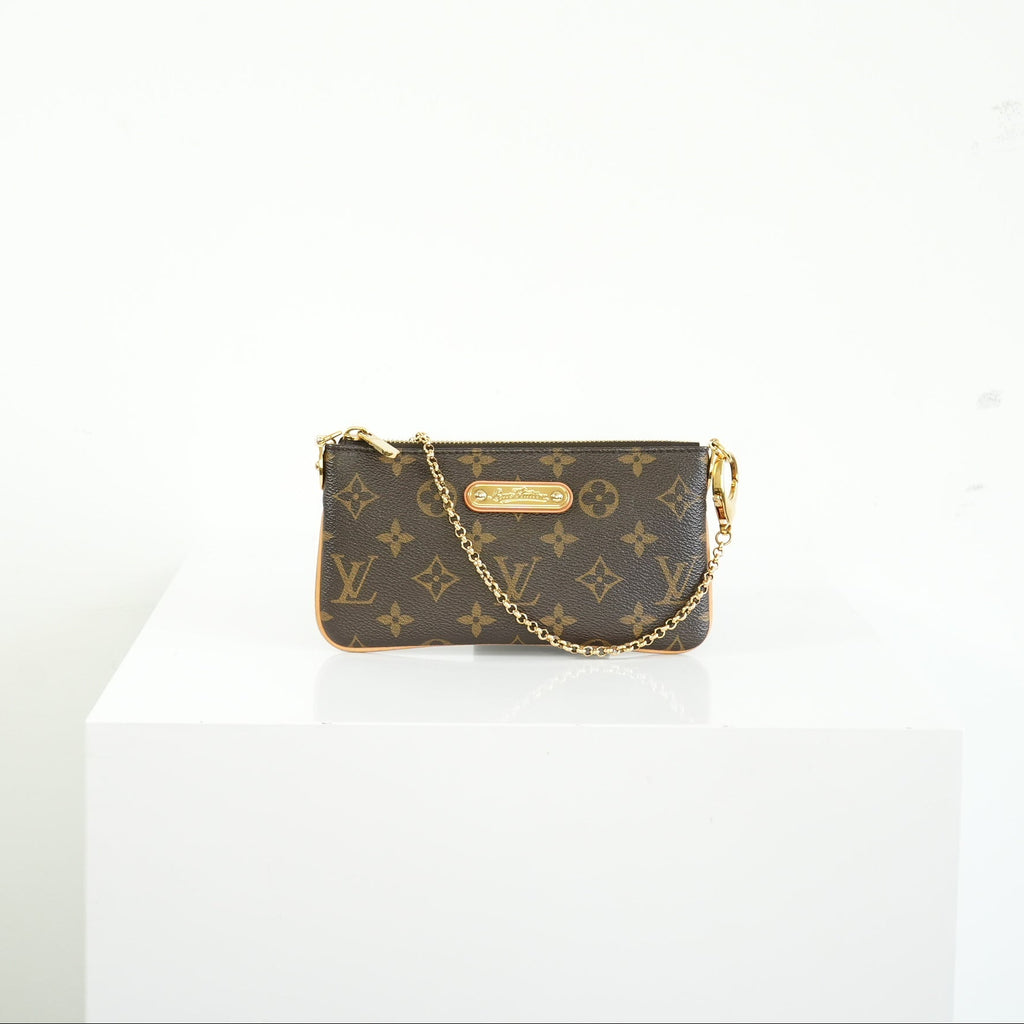 Louis Vuitton Monogram Canvas Mila Pochette Bag