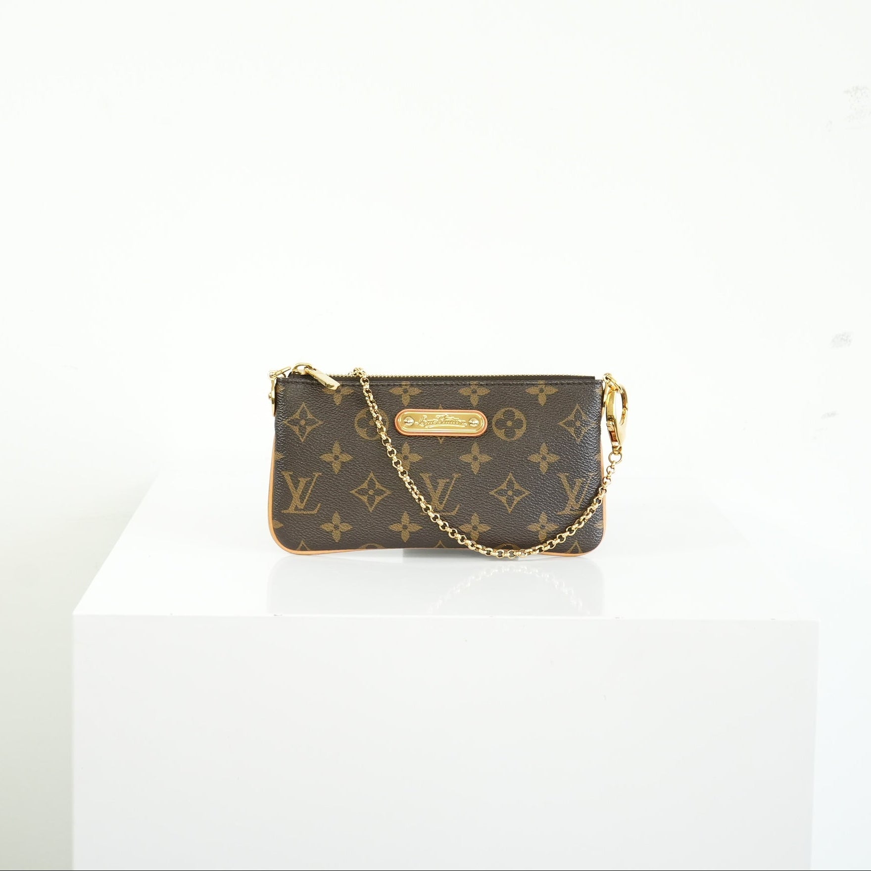 Louis Vuitton Monogram Canvas Mila Pochette Bag