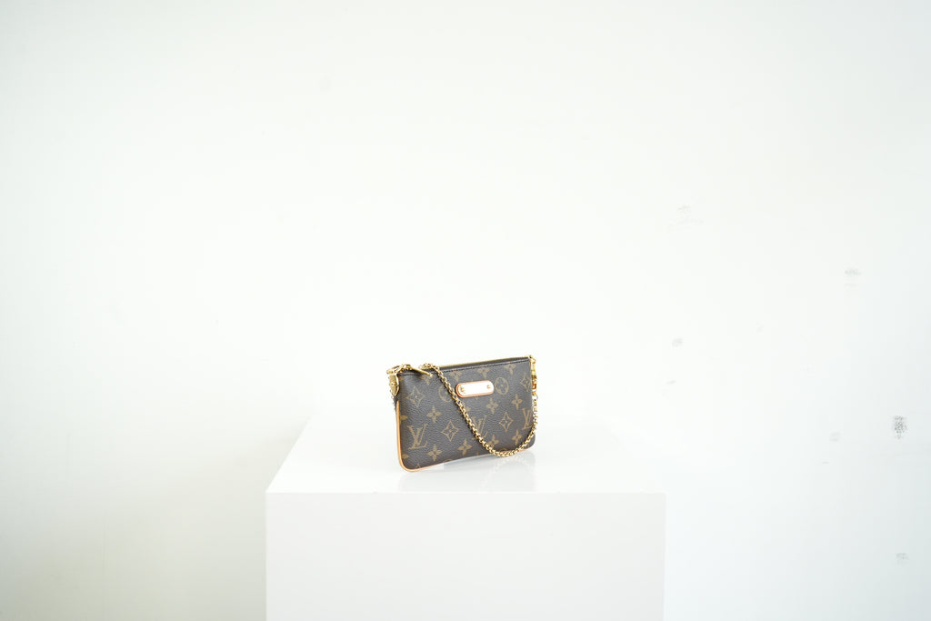 Louis Vuitton Monogram Canvas Mila Pochette Bag