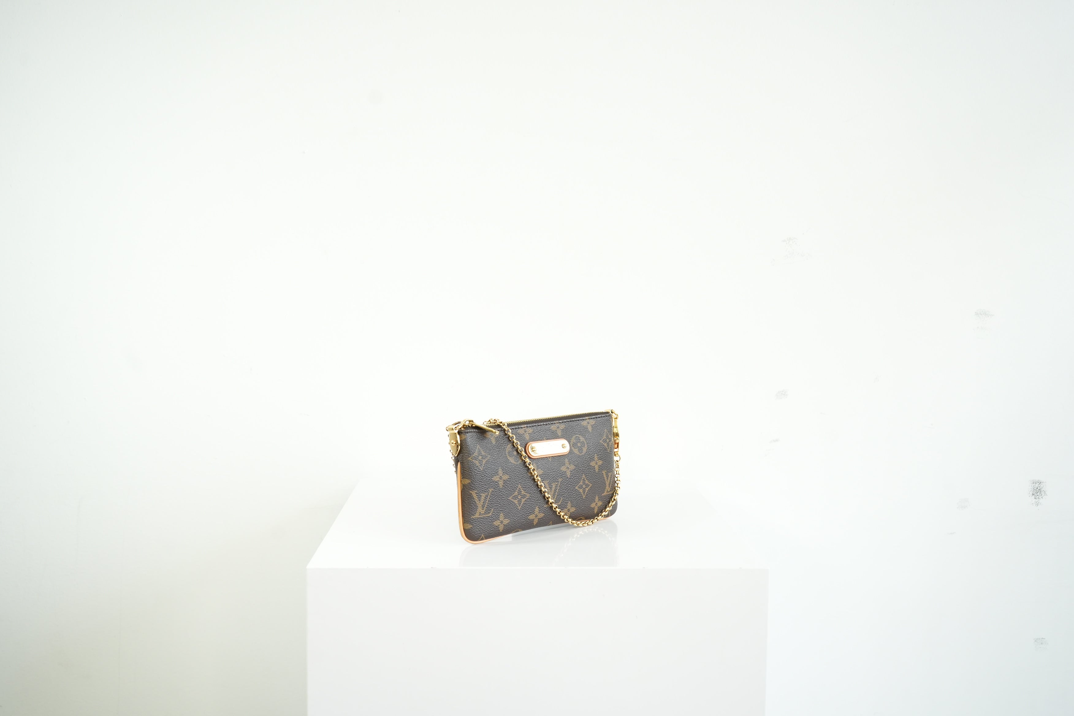 Louis Vuitton Monogram Canvas Mila Pochette Bag