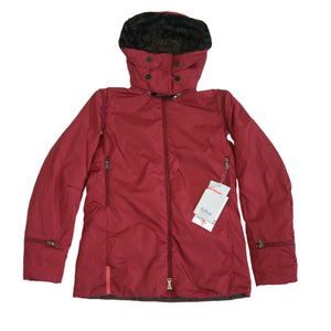 Prada Sport Red Nylon Jacket with Detachable Hood