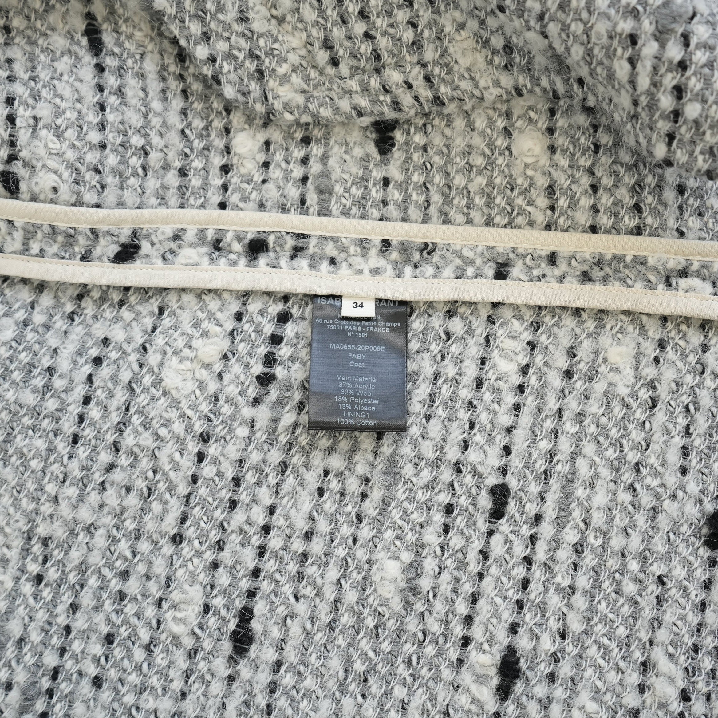 Isabel Etoile Knit Robe Size 34
