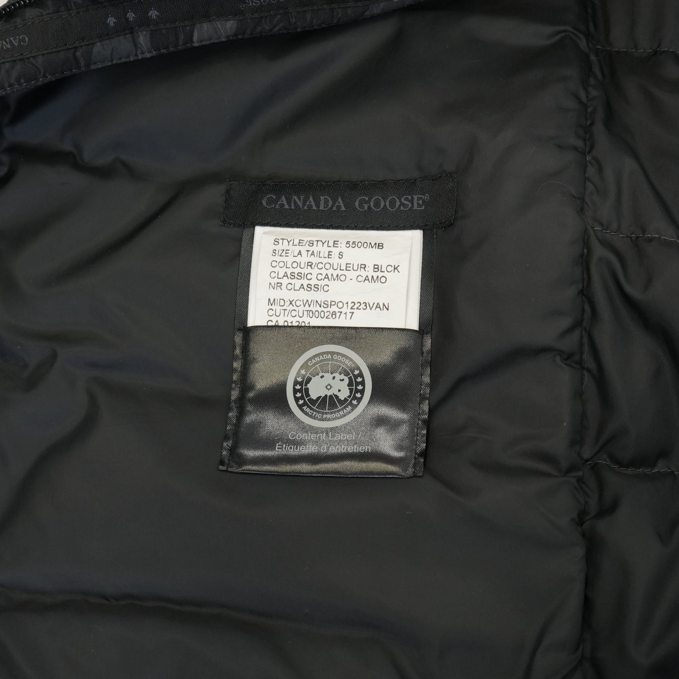 Canada Goose Brookvale Crofton Camo Puffer Down Jacket Size S/P