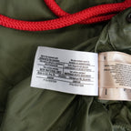 Burberry Nylon Hooded Mod Coat Parka Jacket Olive Green Size 0