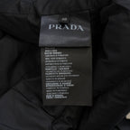 Prada Floral Camouflage Down Hooded Full Zip Puffer Jacket Size 38