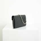 Saint Laurent Classic Black Monogram WOC, full set
