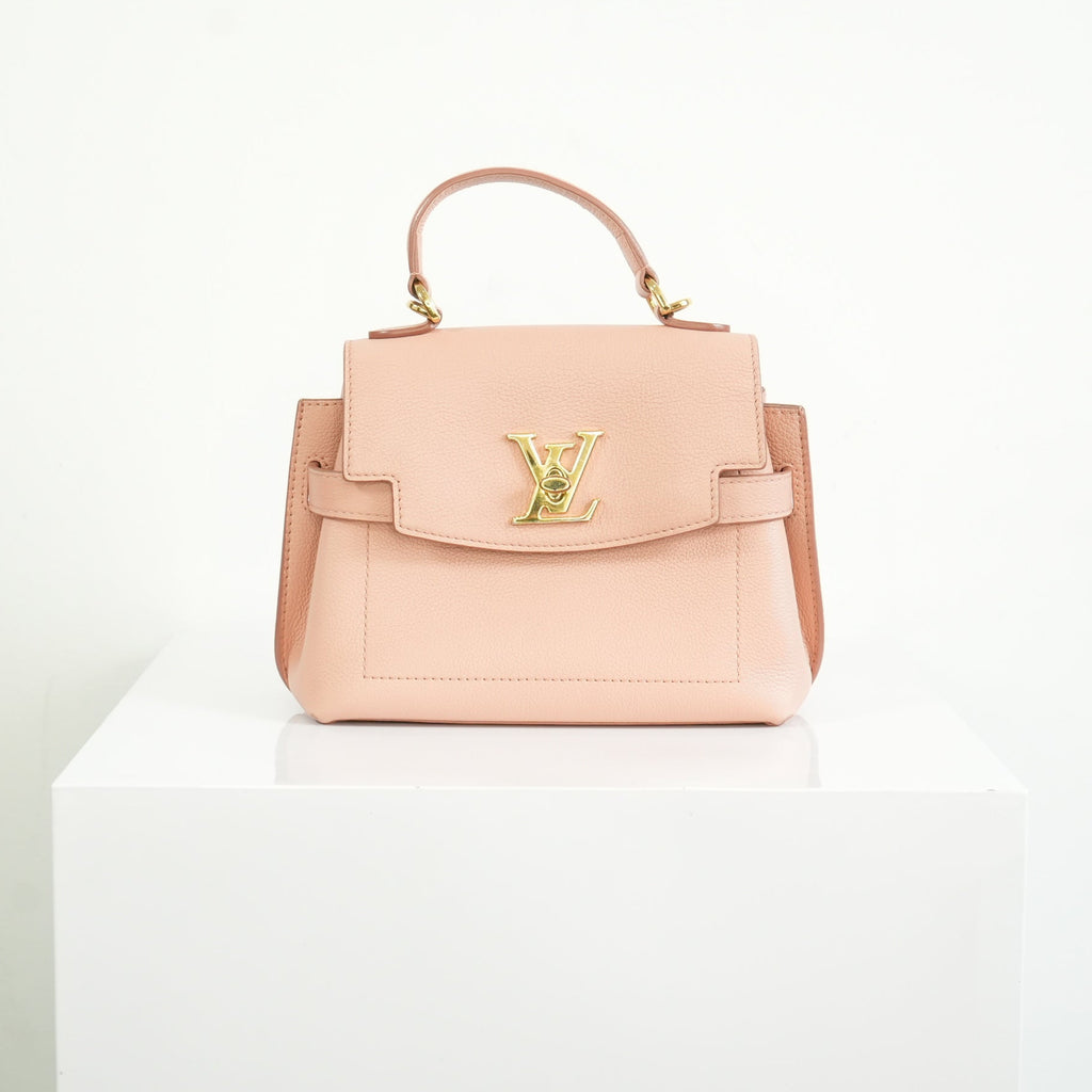 Louis Vuitton Pink Lockme Ever Mini Handbah FULL SET
