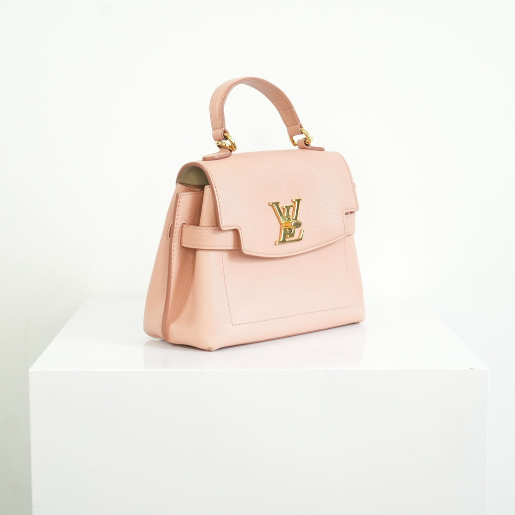 Louis Vuitton Pink Lockme Ever Mini Handbah FULL SET