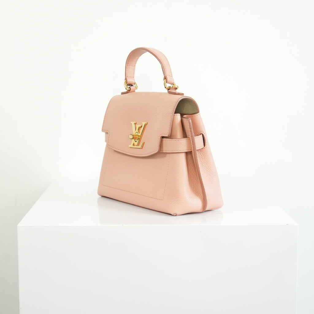 Louis Vuitton Pink Lockme Ever Mini Handbah FULL SET