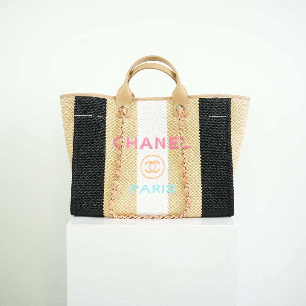 Chanel Deauville Tote FULL SET