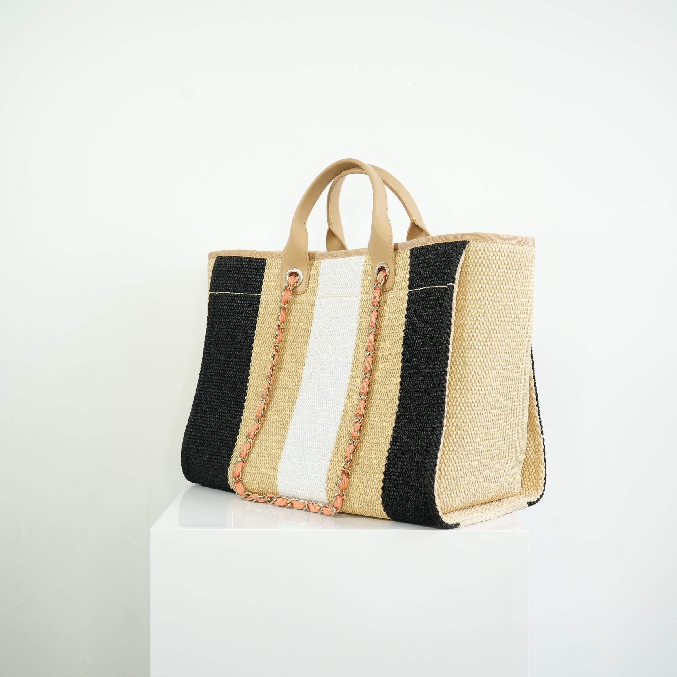 Chanel Deauville Tote FULL SET