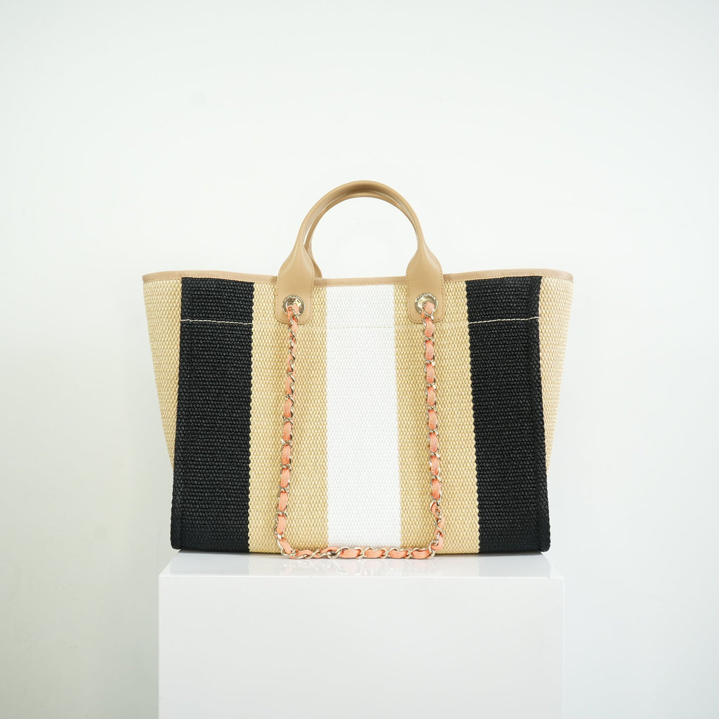 Chanel Deauville Tote FULL SET