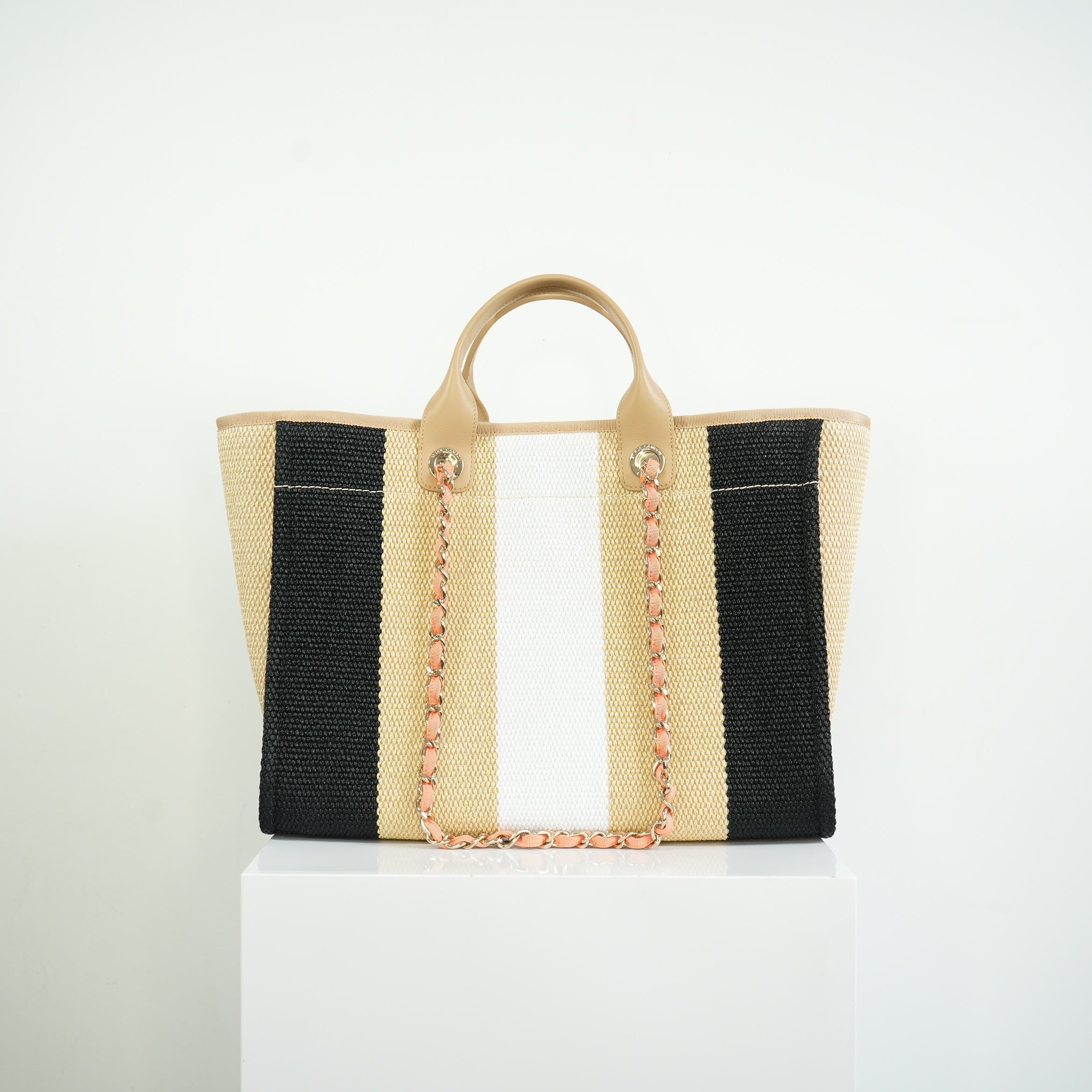 Chanel Deauville Tote FULL SET