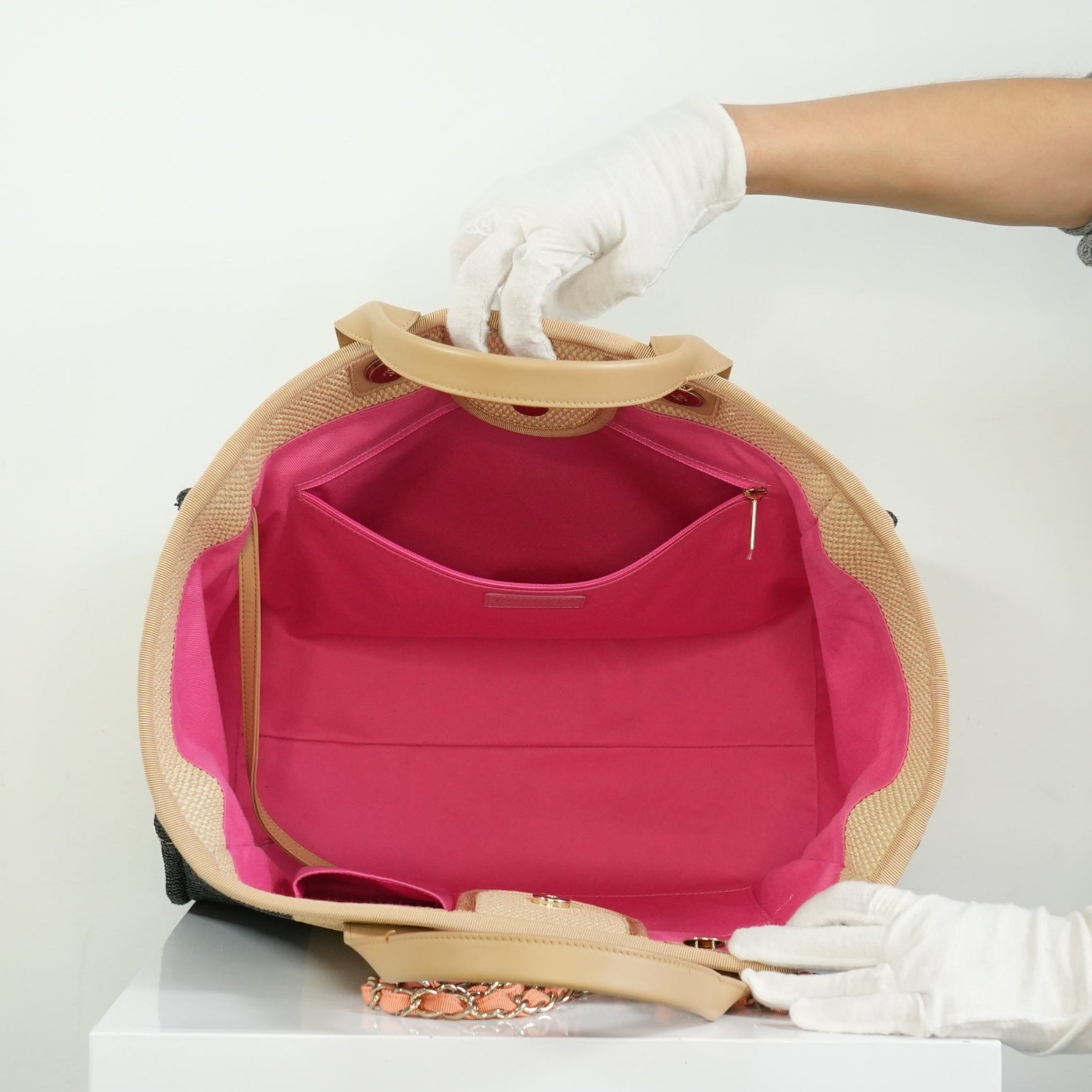 Chanel Deauville Tote FULL SET