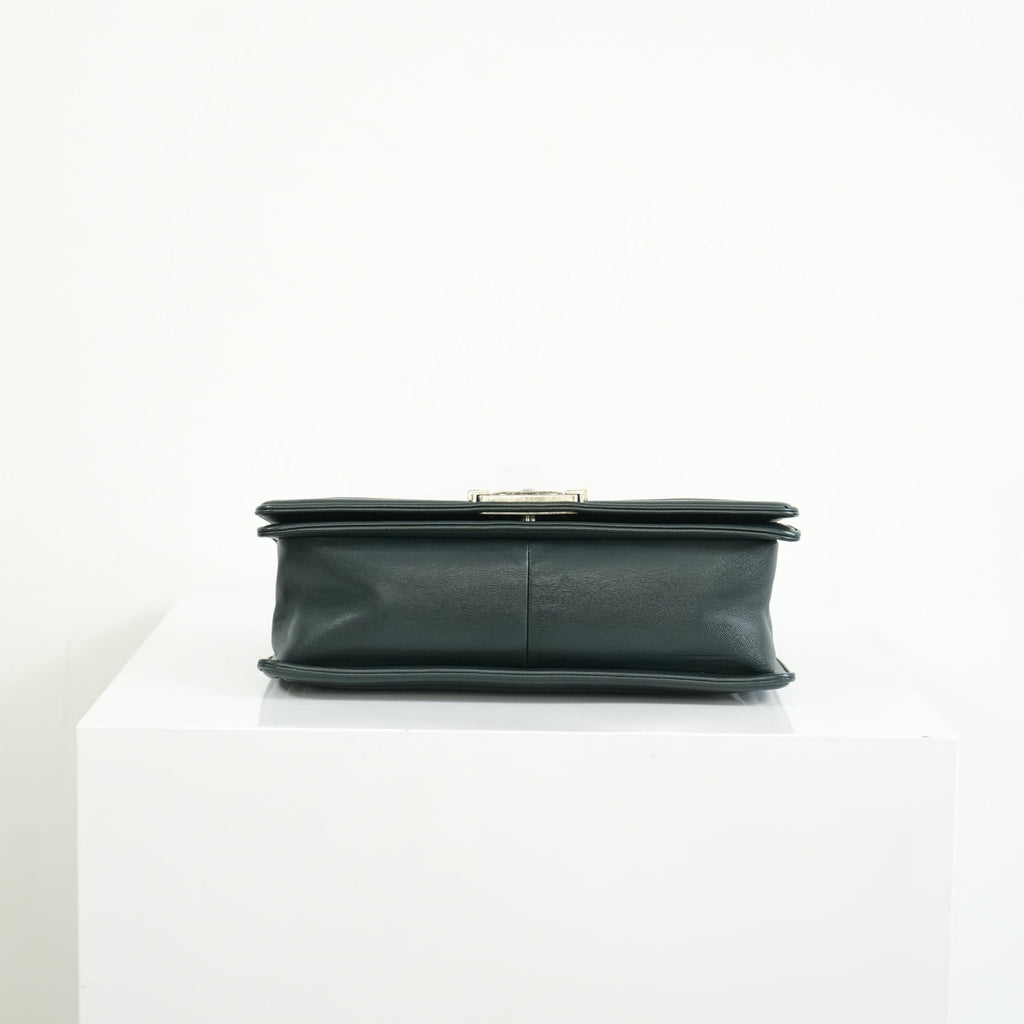 Chanel Black Chevron Boy Bag