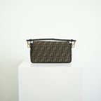 Fendi Baguette (2way) Medium Monogram Brown FF Jacquard Fabric