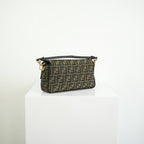 Fendi Baguette (2way) Medium Monogram Brown FF Jacquard Fabric