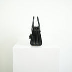 Saint Laurent Black Baby Croc Sac de Jour Bag w/ dust bag