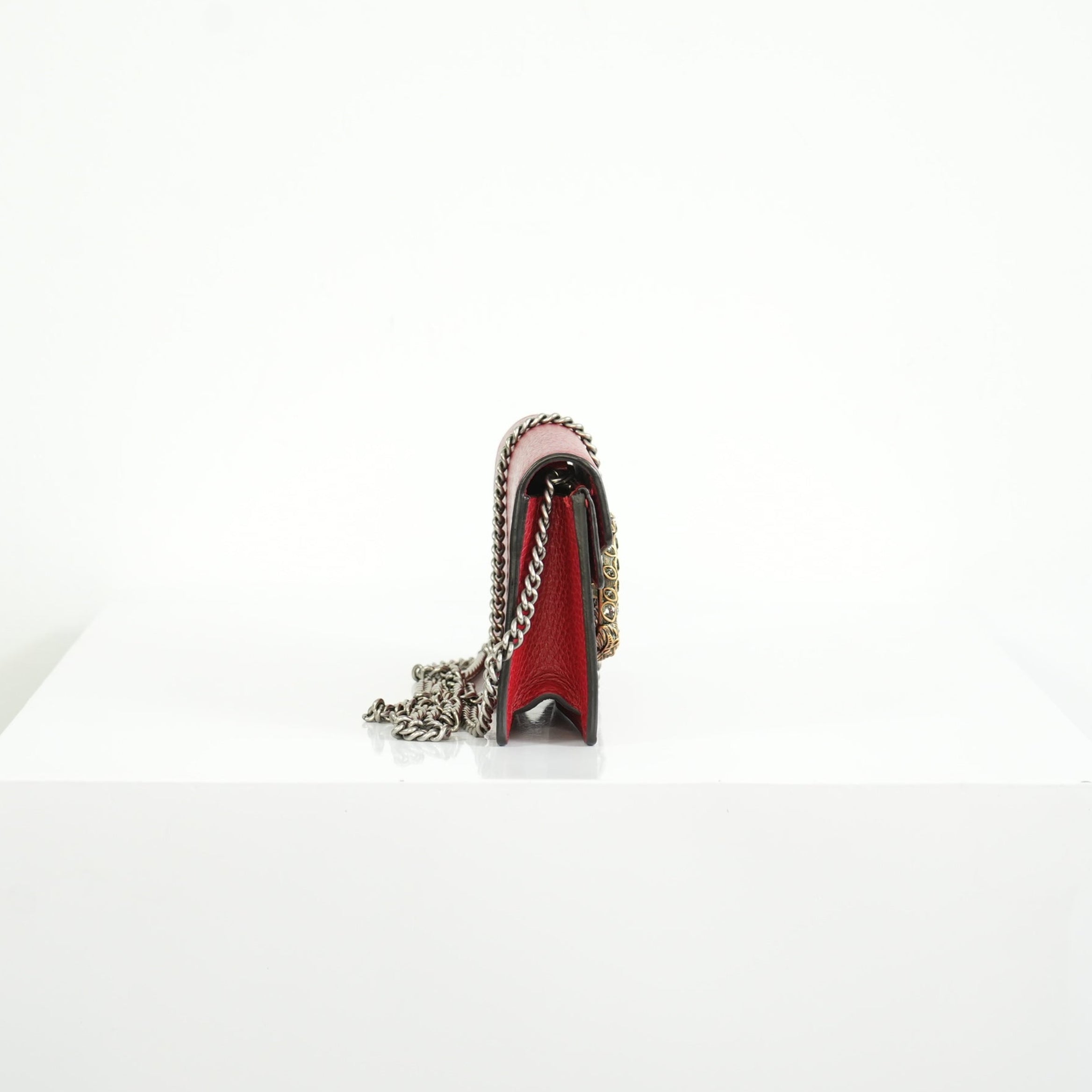 Gucci Dionysus Mini Red Leather Shoulder Bag
