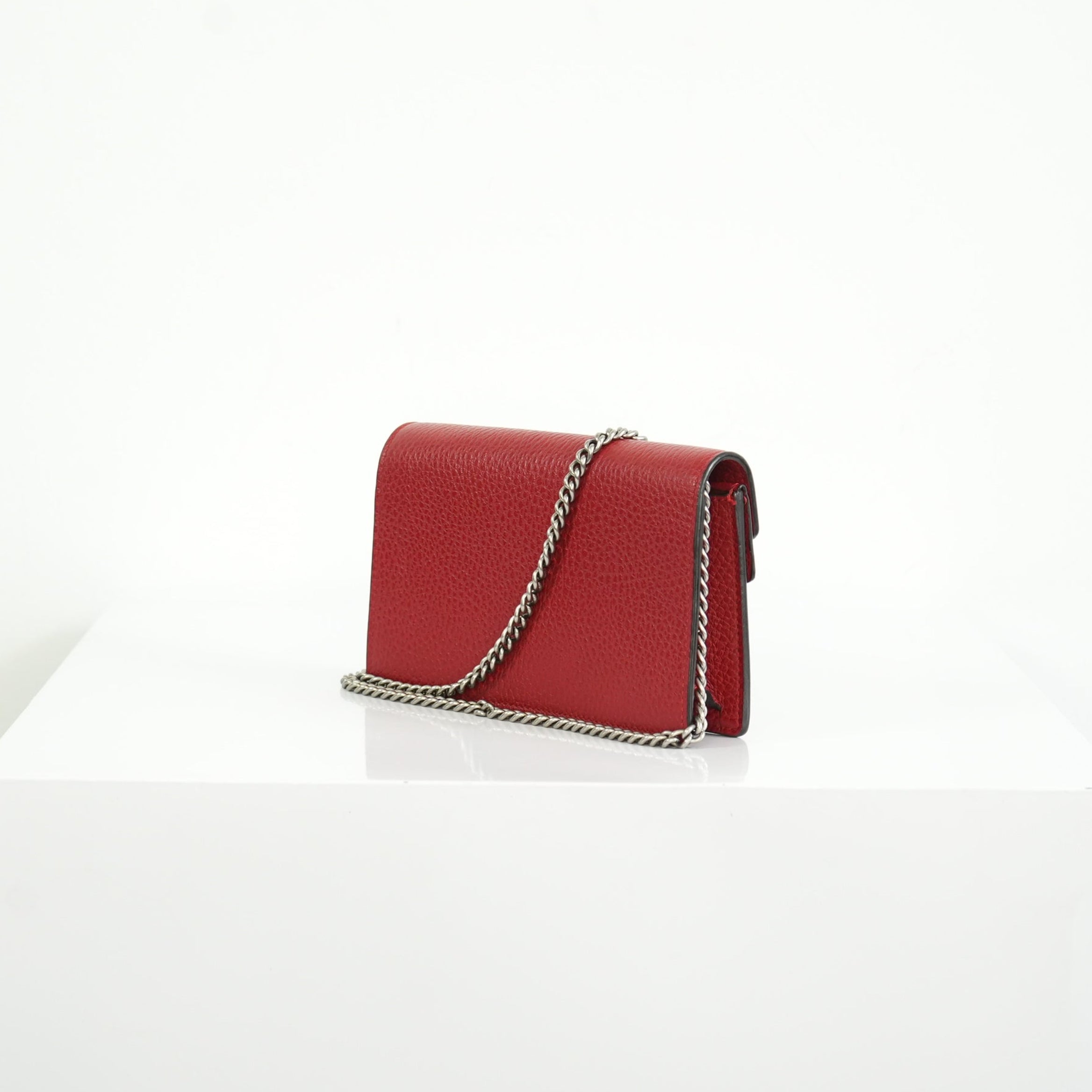 Gucci Dionysus Mini Red Leather Shoulder Bag
