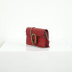 Gucci Dionysus Mini Red Leather Shoulder Bag