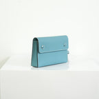 Hermes Bleu Jean Epsom Hermesnap Wallet Palladium Hardware Full Set