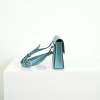 Hermes Bleu Jean Epsom Hermesnap Wallet Palladium Hardware Full Set