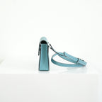 Hermes Bleu Jean Epsom Hermesnap Wallet Palladium Hardware Full Set