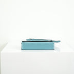 Hermes Bleu Jean Epsom Hermesnap Wallet Palladium Hardware Full Set