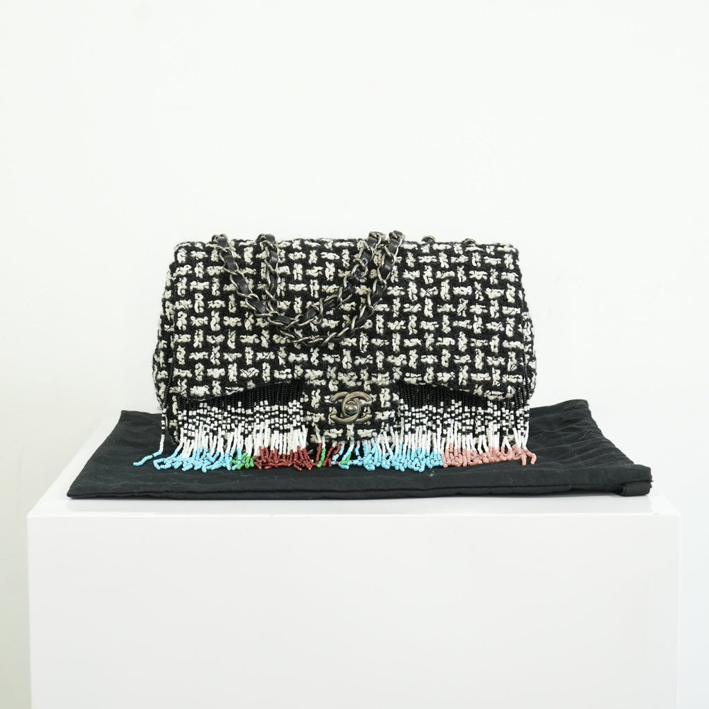 Chanel Metiers D'Art Classic Tweed Flap Bag