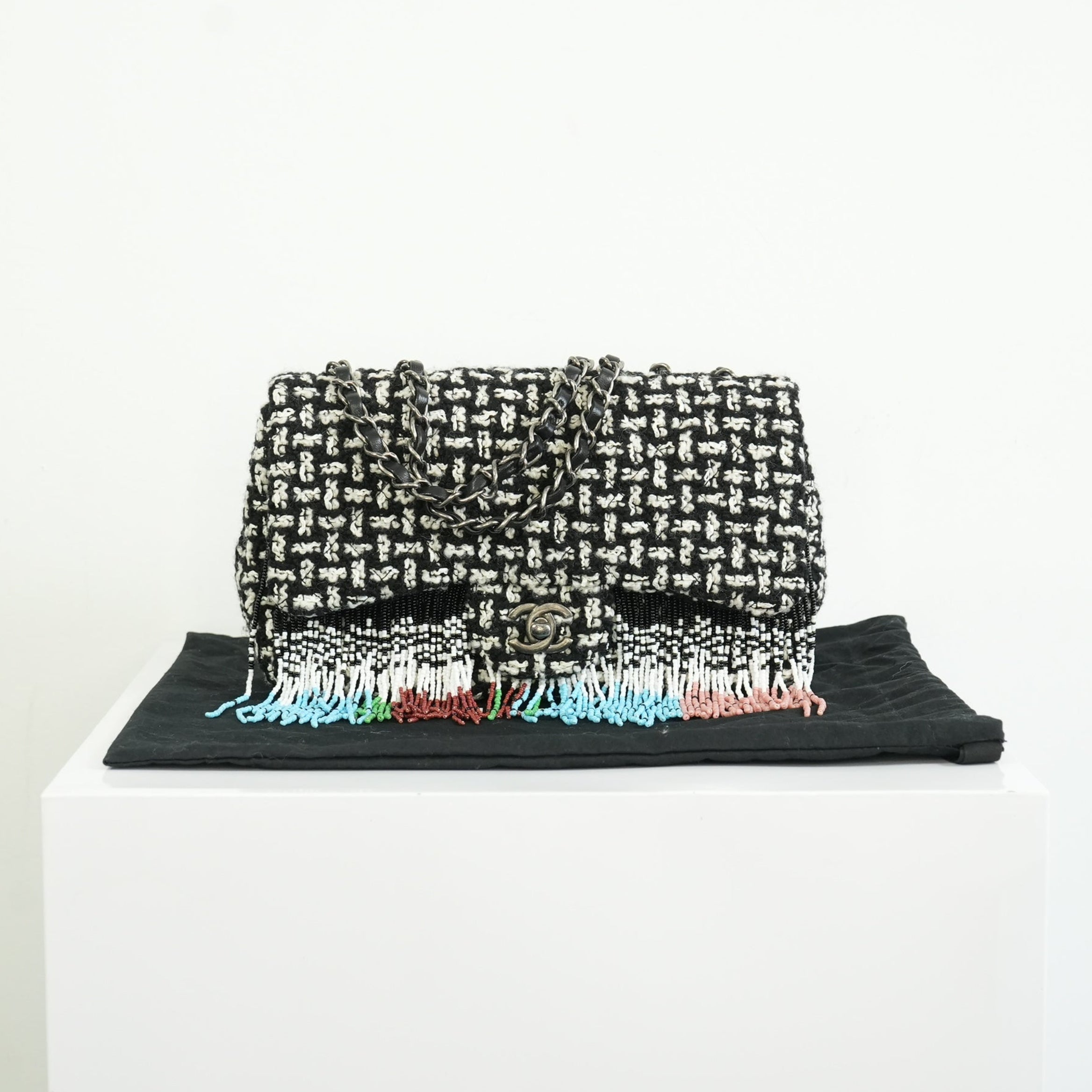 Chanel Metiers D'Art Classic Tweed Flap Bag