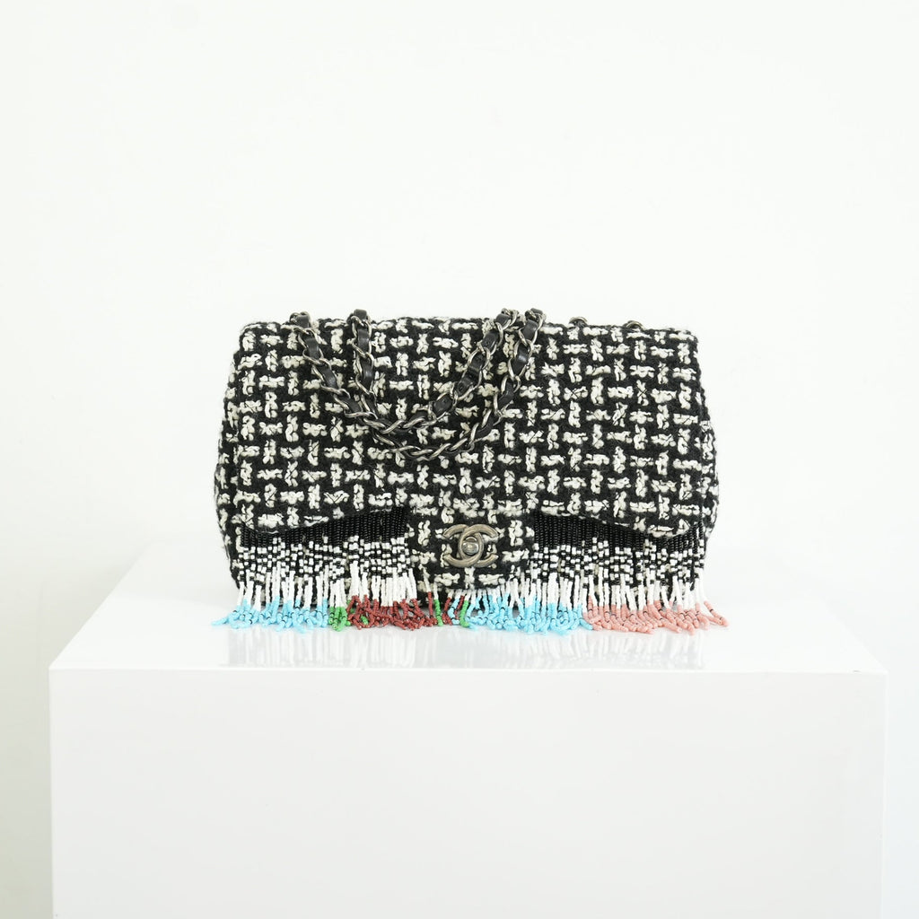 Chanel Metiers D'Art Classic Tweed Flap Bag