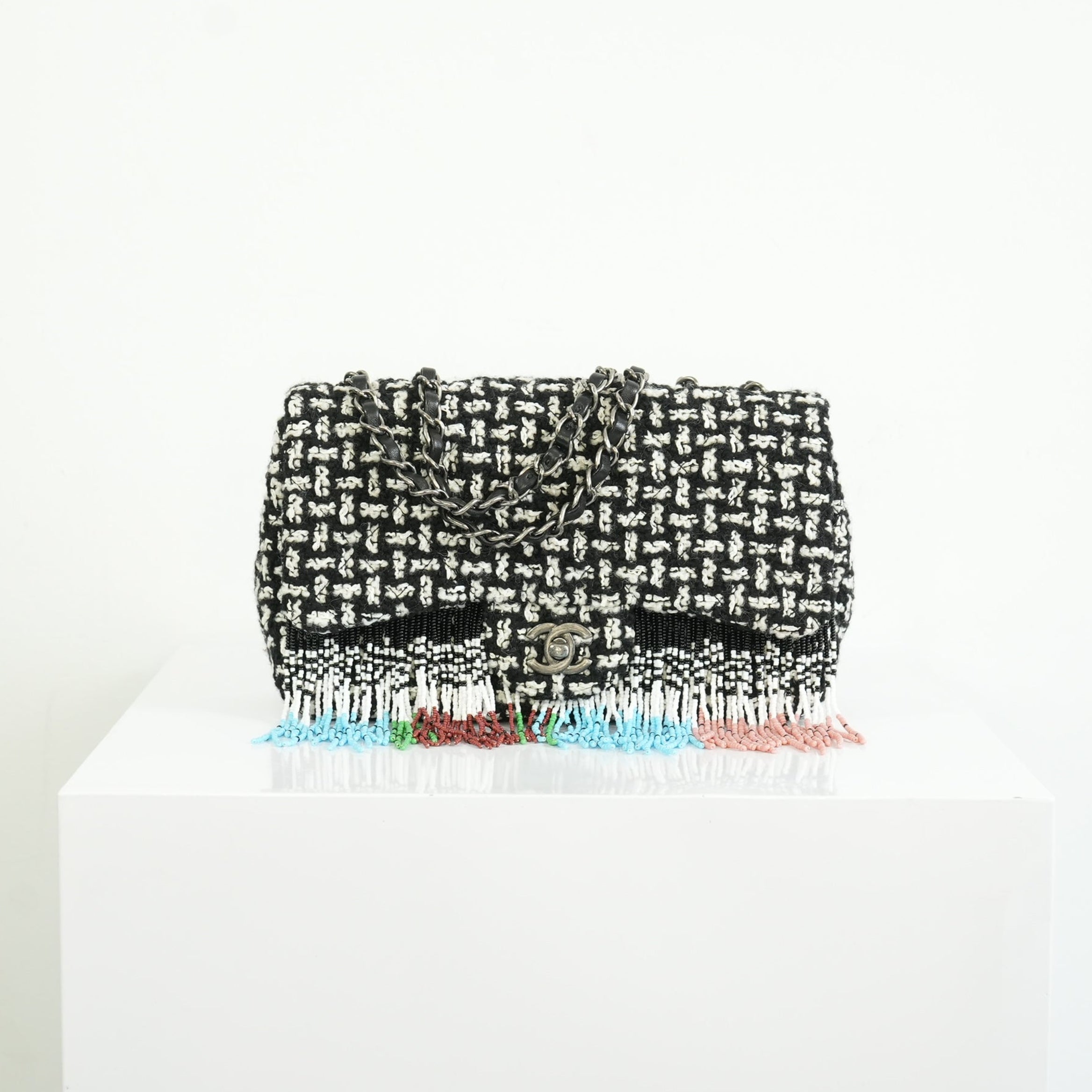 Chanel Metiers D'Art Classic Tweed Flap Bag