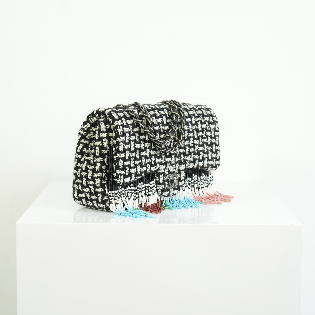 Chanel Metiers D'Art Classic Tweed Flap Bag