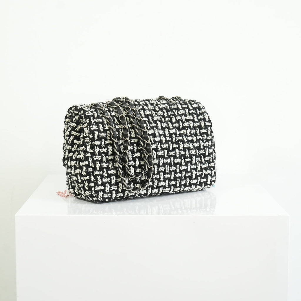 Chanel Metiers D'Art Classic Tweed Flap Bag