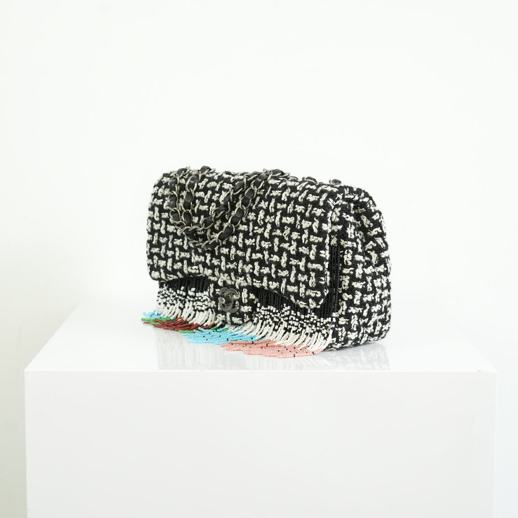 Chanel Metiers D'Art Classic Tweed Flap Bag
