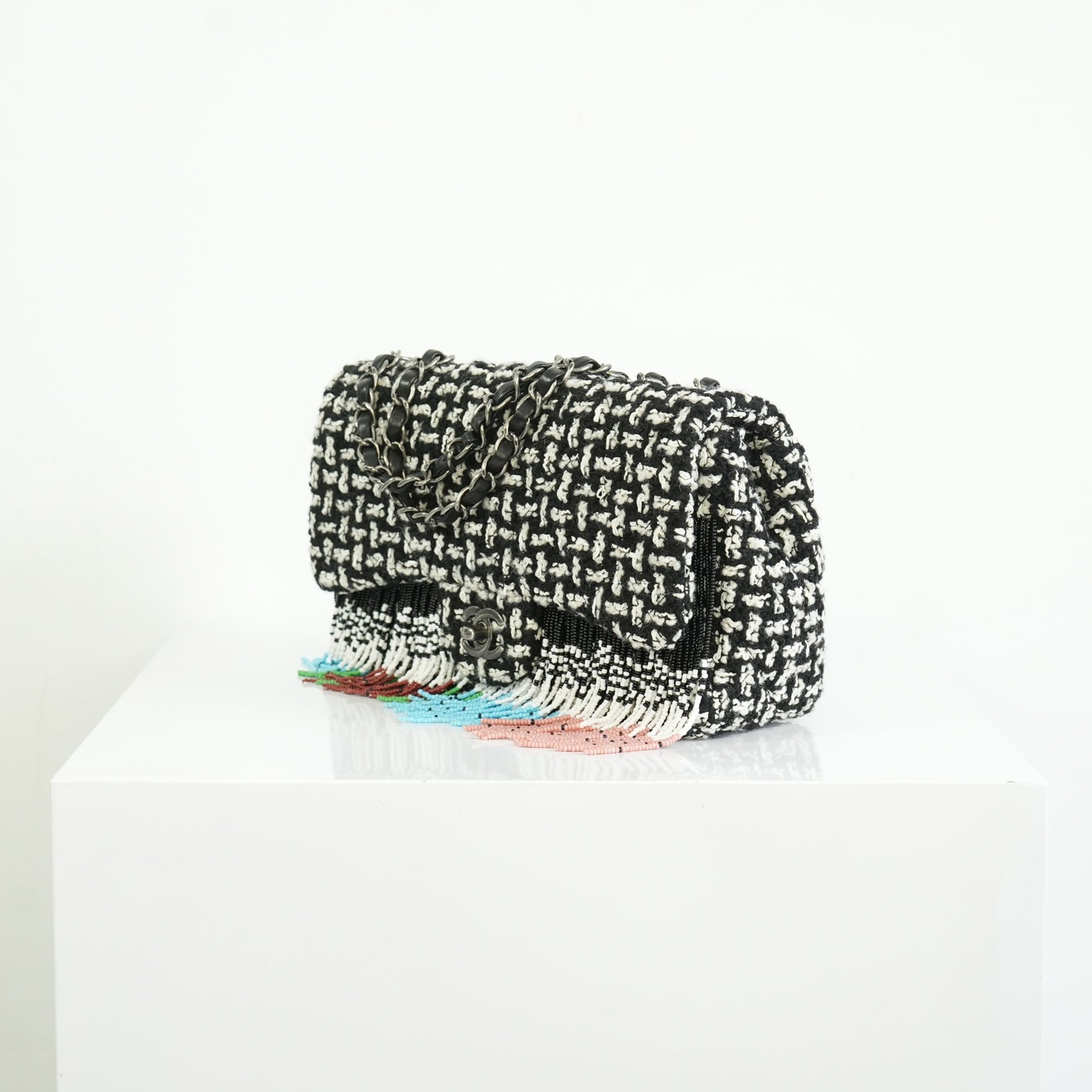 Chanel Metiers D'Art Classic Tweed Flap Bag