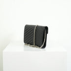 Saint Laurent Cassandre Black Engrained WOC w/ dust bag
