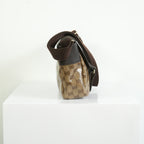 Gucci GG Crystal Monogram Canvas Messenger Bag